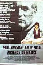 Watch Absence of Malice Vumoo